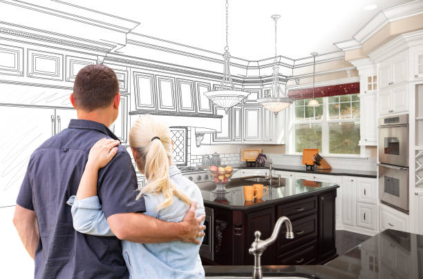 Professional Cabinet Installation technician working in Missouri City, TX